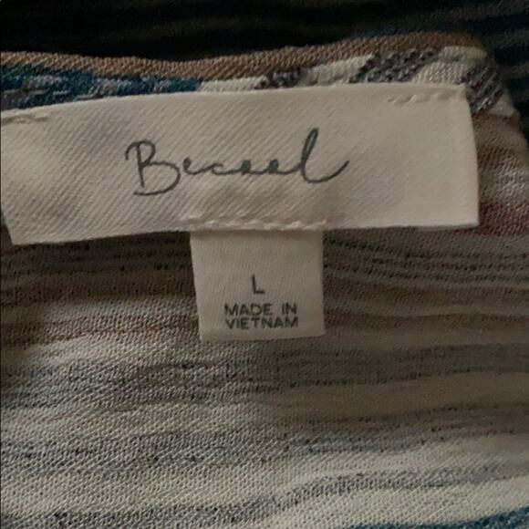 Wide Leg Stripe Jumpsuit - Picture 3 of 5